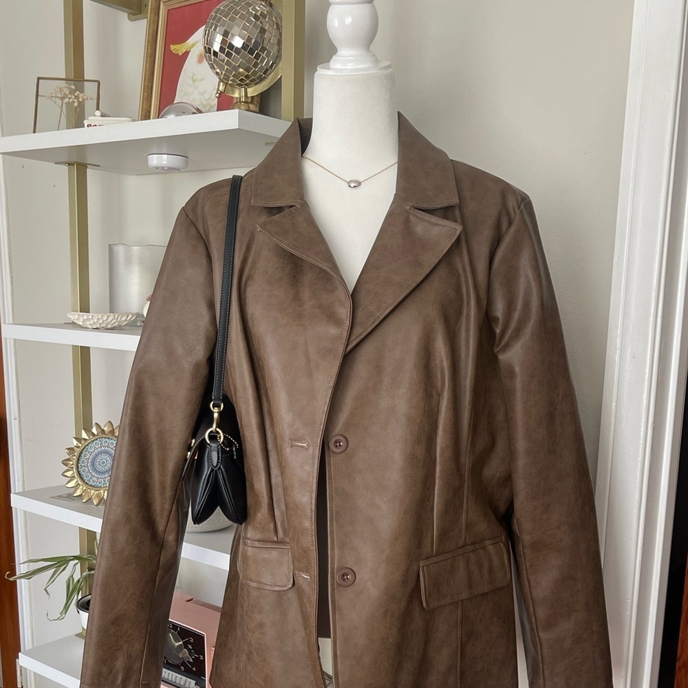 Fashion Nova Brown Blazer Size 1X